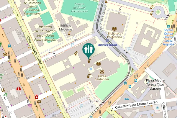 Map showing location of Calle Profesor Adolfo Rancaño Toilet