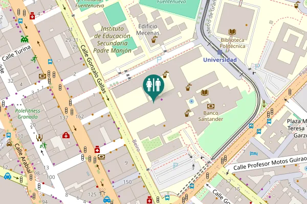 Map showing location of Calle Profesor Adolfo Rancaño Toilet