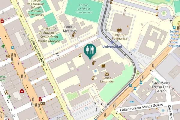 Map showing location of Calle Profesor Adolfo Rancaño Toilet