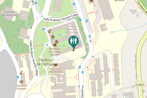 Map showing location of Calle Profesor Clavera Toilet