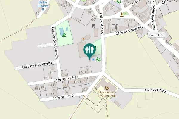 Map showing location of Calle de las Eras 4 Toilet