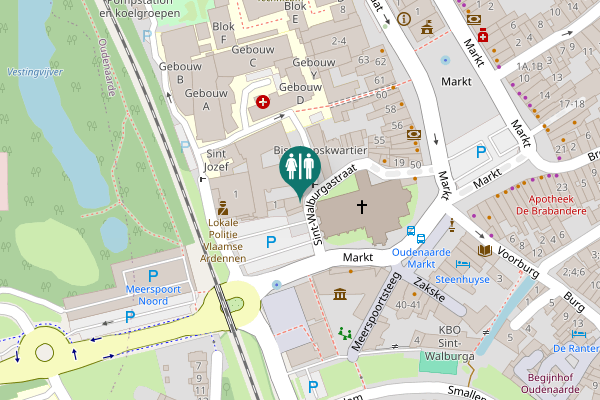 Map showing location of Sint-Walburgastraat 10 Toilet