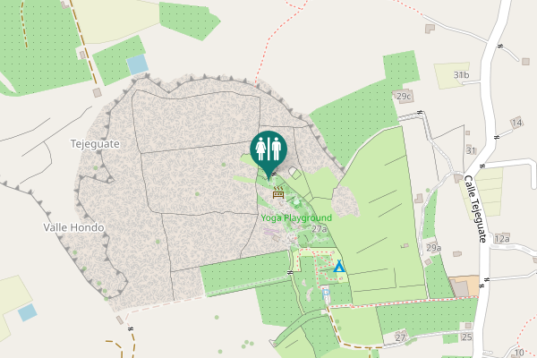 Map showing location of Calle Tejeguate 27a Toilet