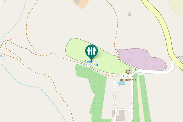 Map showing location of Castielfabib Toilet