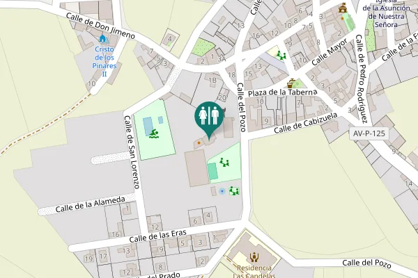 Map showing location of Calle del Pozo 20 Toilet