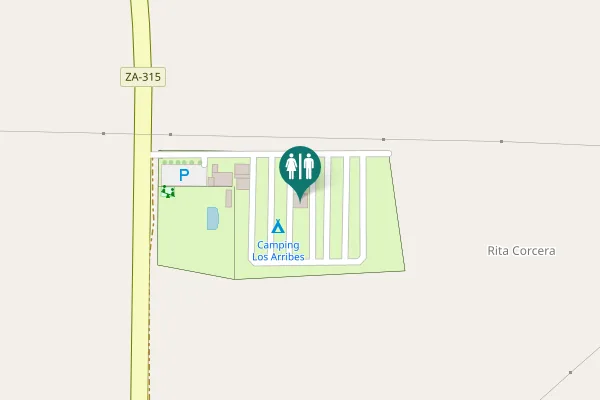 Map showing location of Calle Tejar 29 Toilet