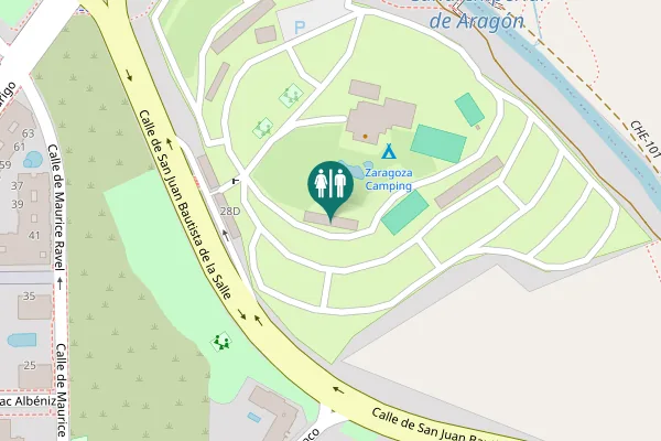 Map showing location of Calle de San Juan Bautista de la Salle 28D Toilet