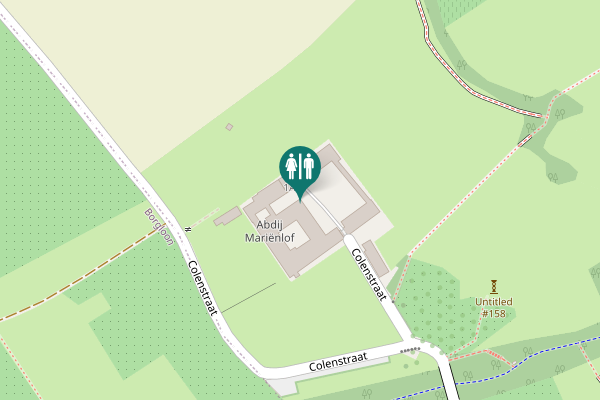 Map showing location of Colenstraat 1 Toilet