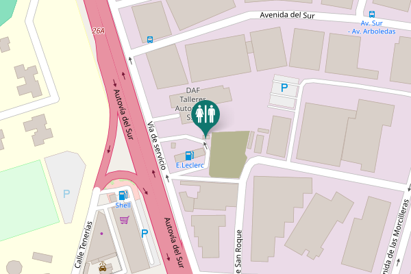 Map showing location of Micro WC 24h (1 seat)