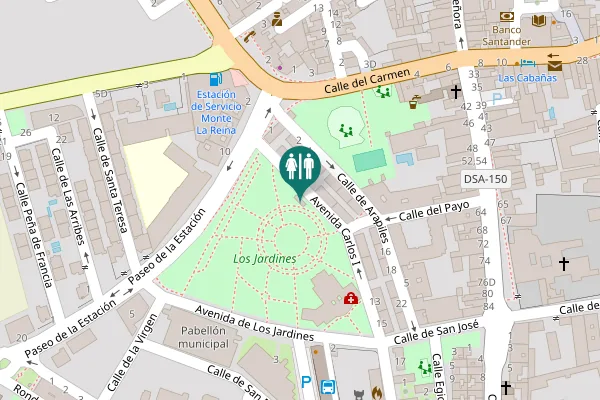 Map showing location of Avenida Carlos I 3 Toilet