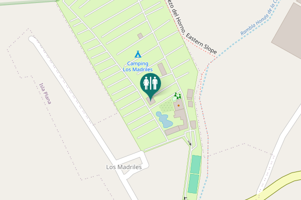 Map showing location of Cartagena Toilet