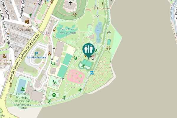 Map showing location of Avenida Salobreña 1 Toilet