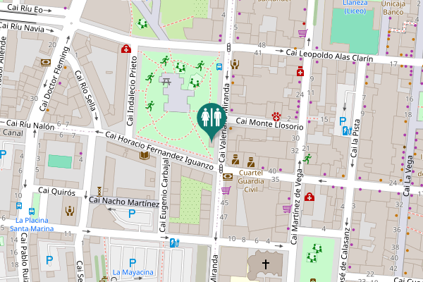 Map showing location of Cai Valeriano Miranda 37 Toilet