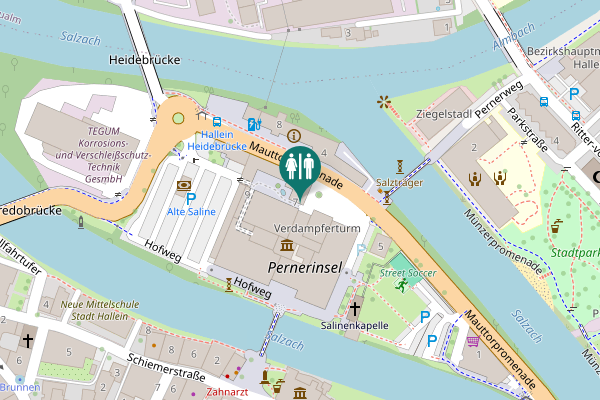 Map showing location of Mauttorpromenade 7 Toilet