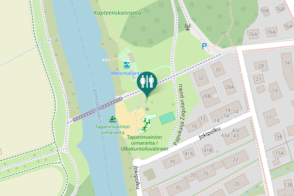 Map showing location of Jokipolku 6 Toilet