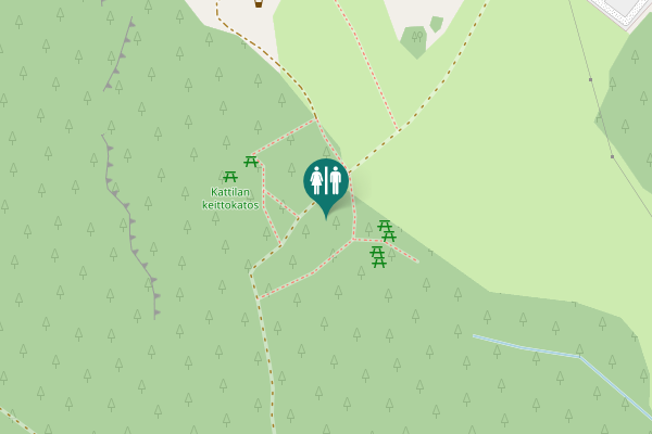 Map showing location of Kattilan uusi käymälä