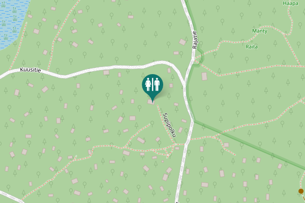 Map showing location of Supipolku Toilet