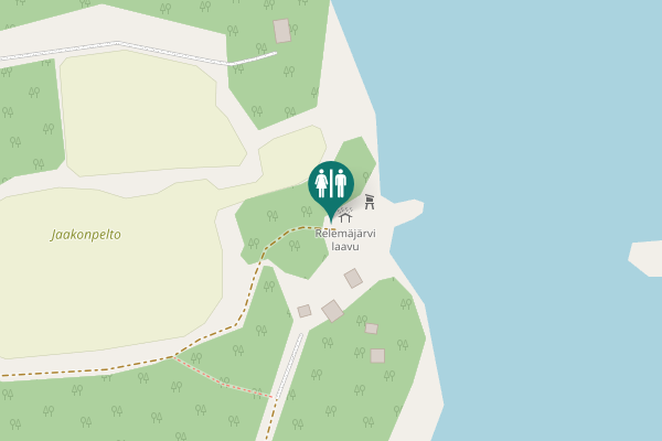Map showing location of Laurikkalantie Toilet