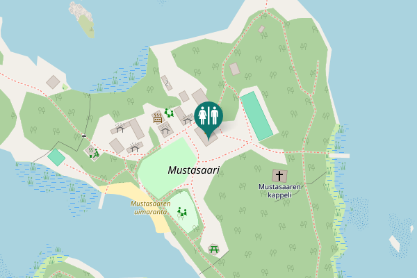 Map showing location of 2 Toilet