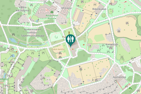 Map showing location of Mischan ja Maschan aukio 1 Toilet