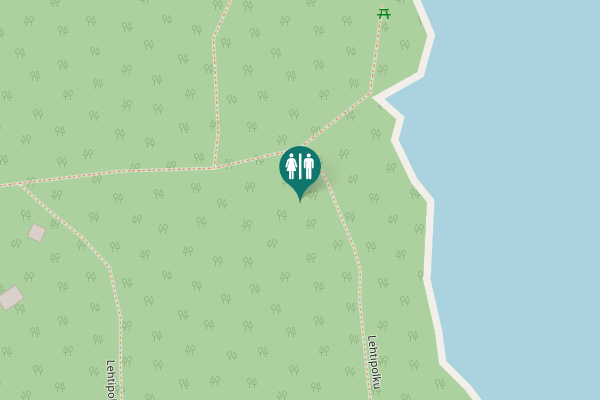Map showing location of Lehtipolku Toilet