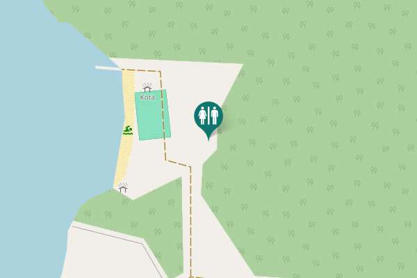 Map showing location of Mäntyhovintie Toilet
