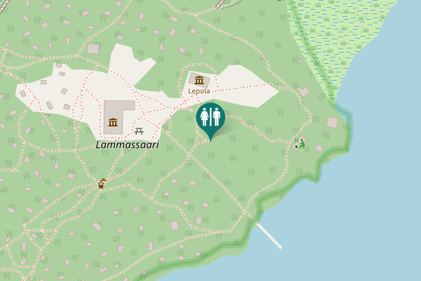 Map showing location of Kuusiluodon pitkospuut 9 Toilet