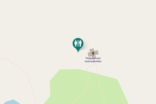 Map showing location of Inari Toilet