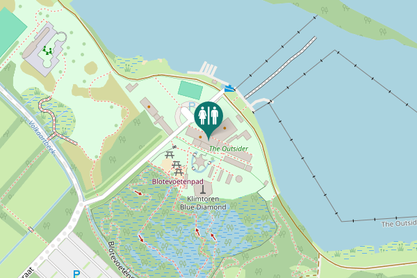 Map showing location of Donkstraat 50 Toilet