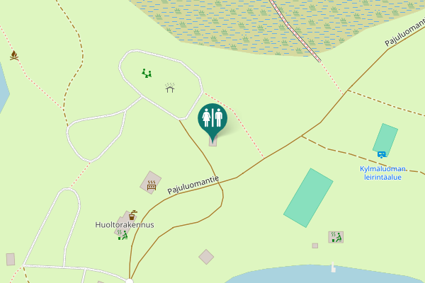 Map showing location of Pajuluomantie 20 Toilet