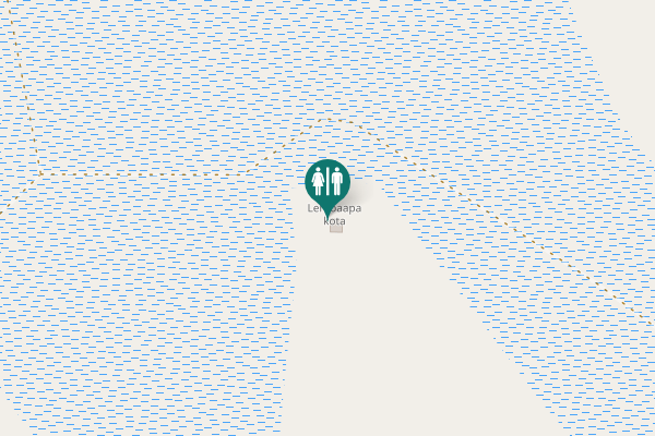 Map showing location of Moottorikelkkareitti Toilet