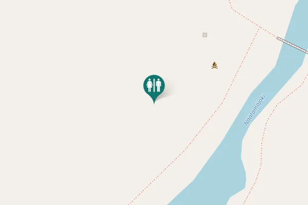Map showing location of Sevettijärvi - Pulmanki vaellusreitti Toilet