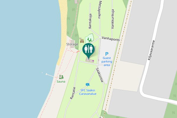 Map showing location of Kotorannantie 45 Toilet