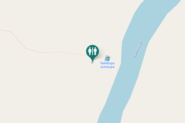 Map showing location of Enontekiö Toilet