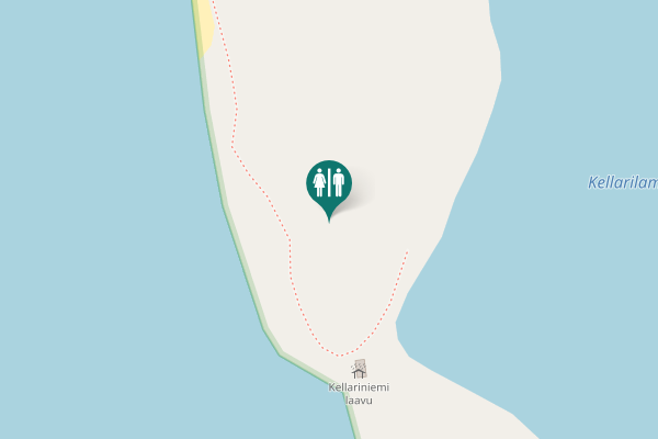 Map showing location of Posio Toilet