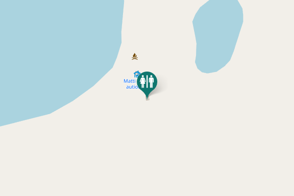 Map showing location of Inari Toilet