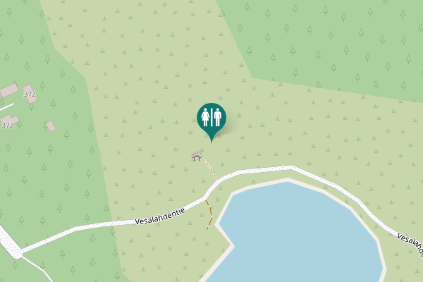 Map showing location of Vesalahdentie Toilet