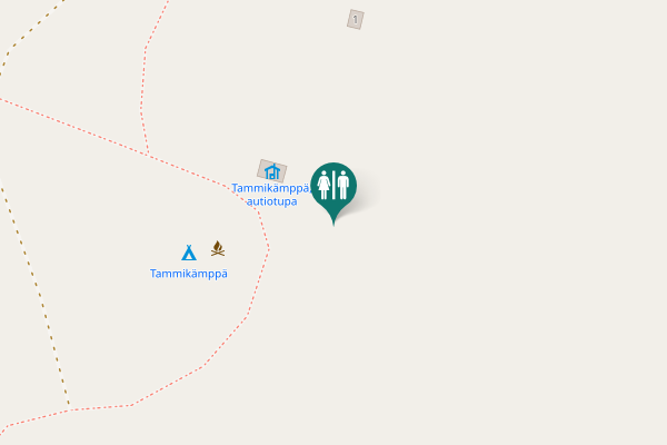 Map showing location of 1 Toilet