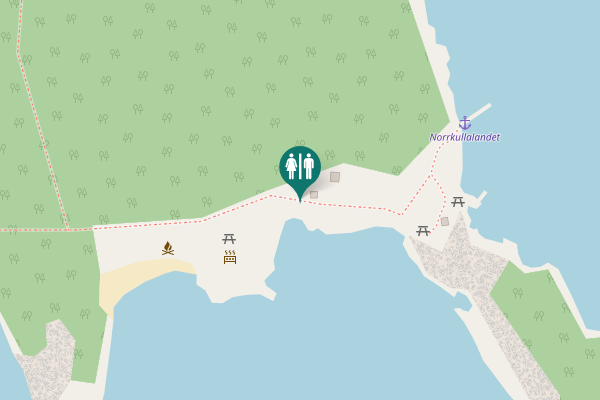 Map showing location of Nikolsbergantie 258 Toilet