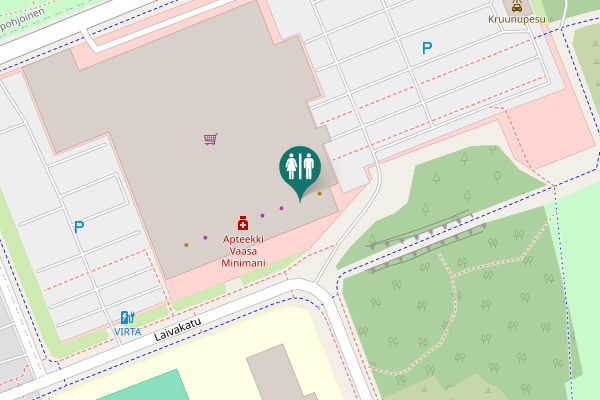 Map showing location of Laivakatu 13 Toilet
