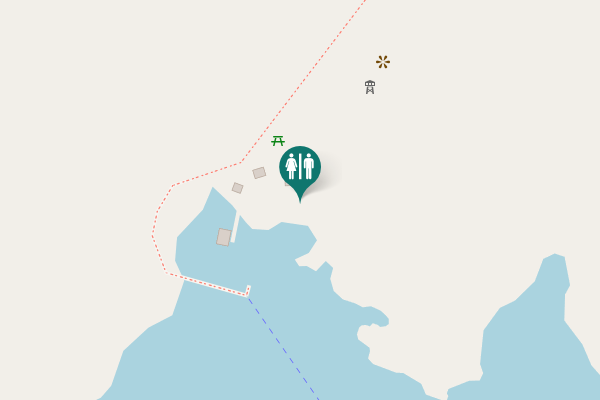 Map showing location of Föglö Toilet