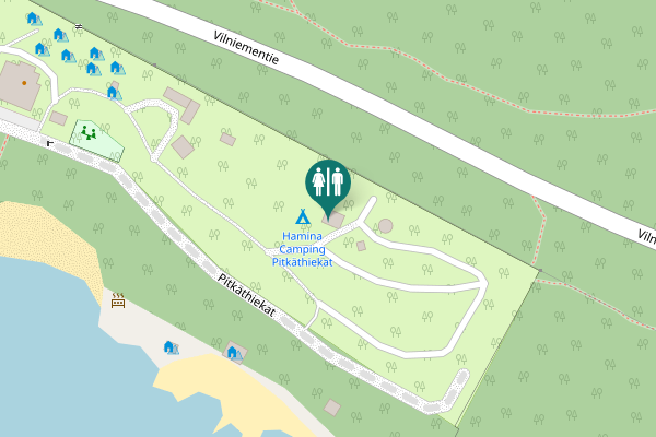 Map showing location of Vilniementie 375 Toilet