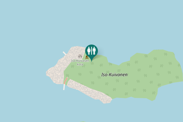 Map showing location of Vesilahti Toilet