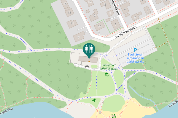 Map showing location of Suolijärvenkatu 7 Toilet