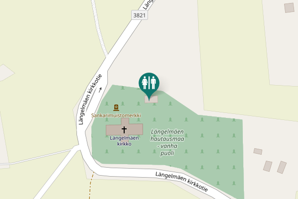 Map showing location of Längelmäen kirkkotie Toilet