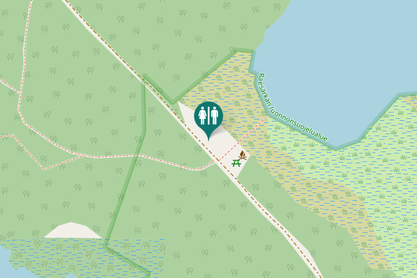 Map showing location of Nurmes Toilet