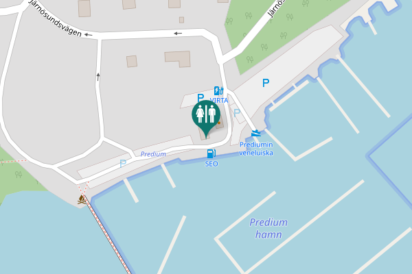 Map showing location of Järnösundsvägen 140 Toilet