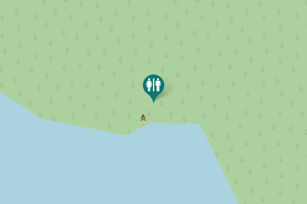 Map showing location of Hirvensalmi Toilet