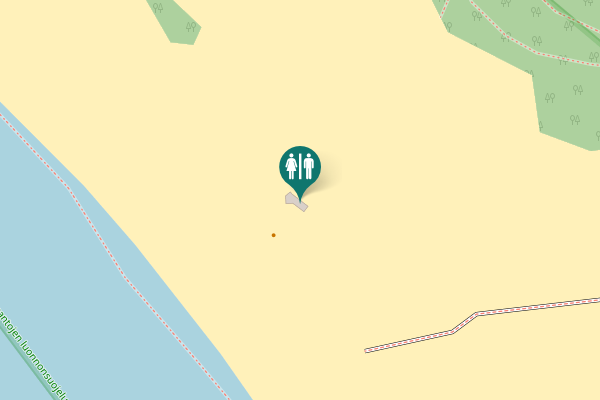 Map showing location of Sipintie 1 Toilet