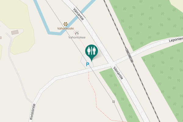 Map showing location of Kivistöntie Toilet